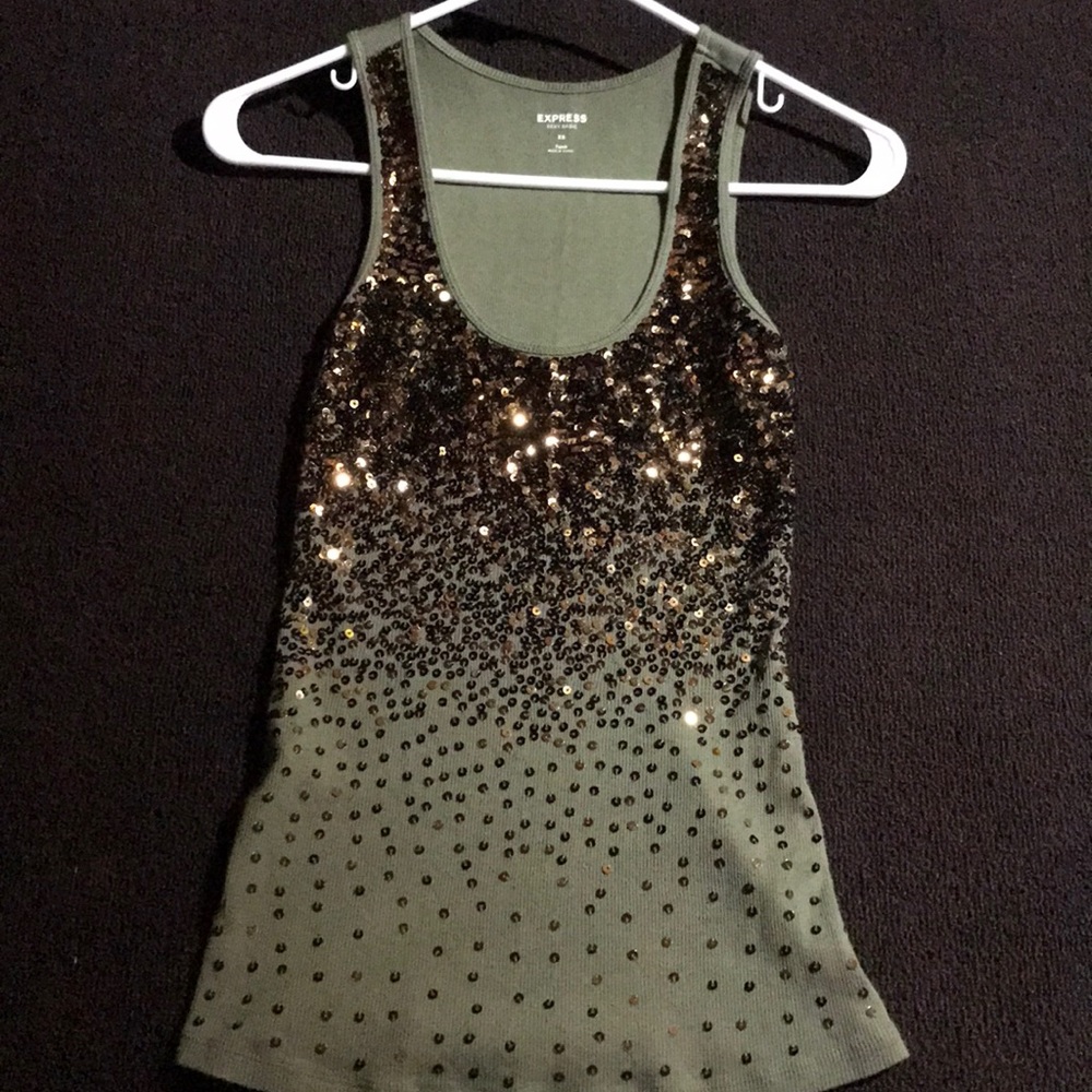 EXPRESS Shimmery Tank Top
